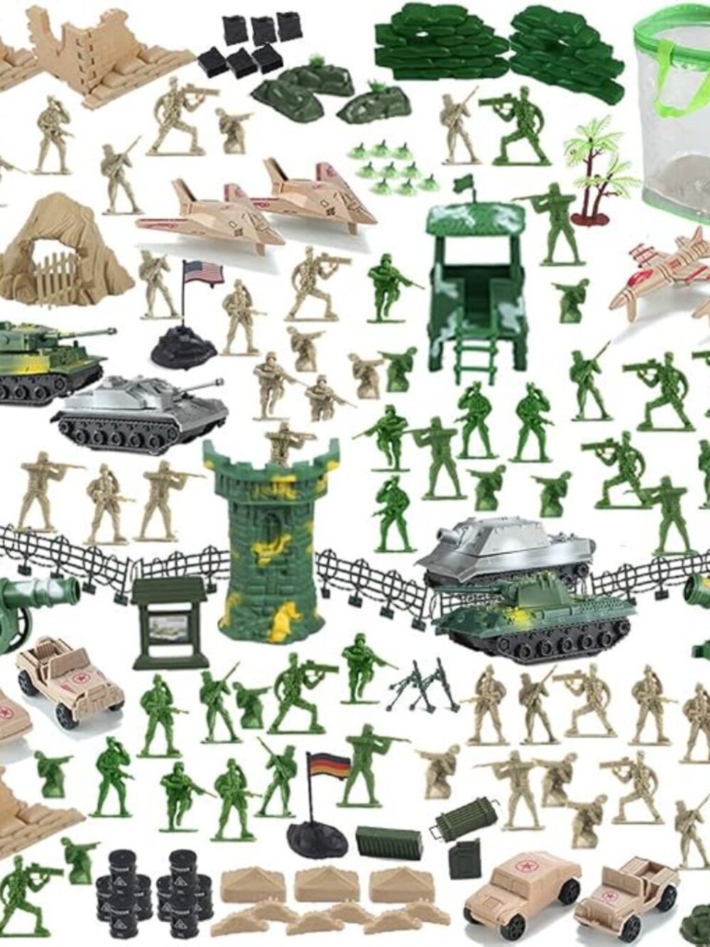 NEW, 150 Piece Army Men Military Set - Picture 4 of 4
